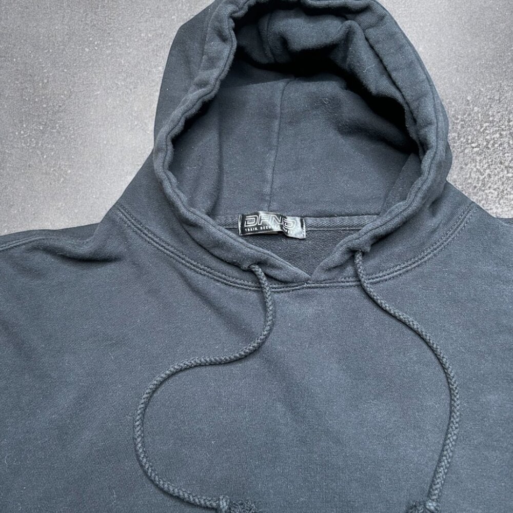 Blank Basic Black Dfnd Athletic Oversized Drawstr… - image 5